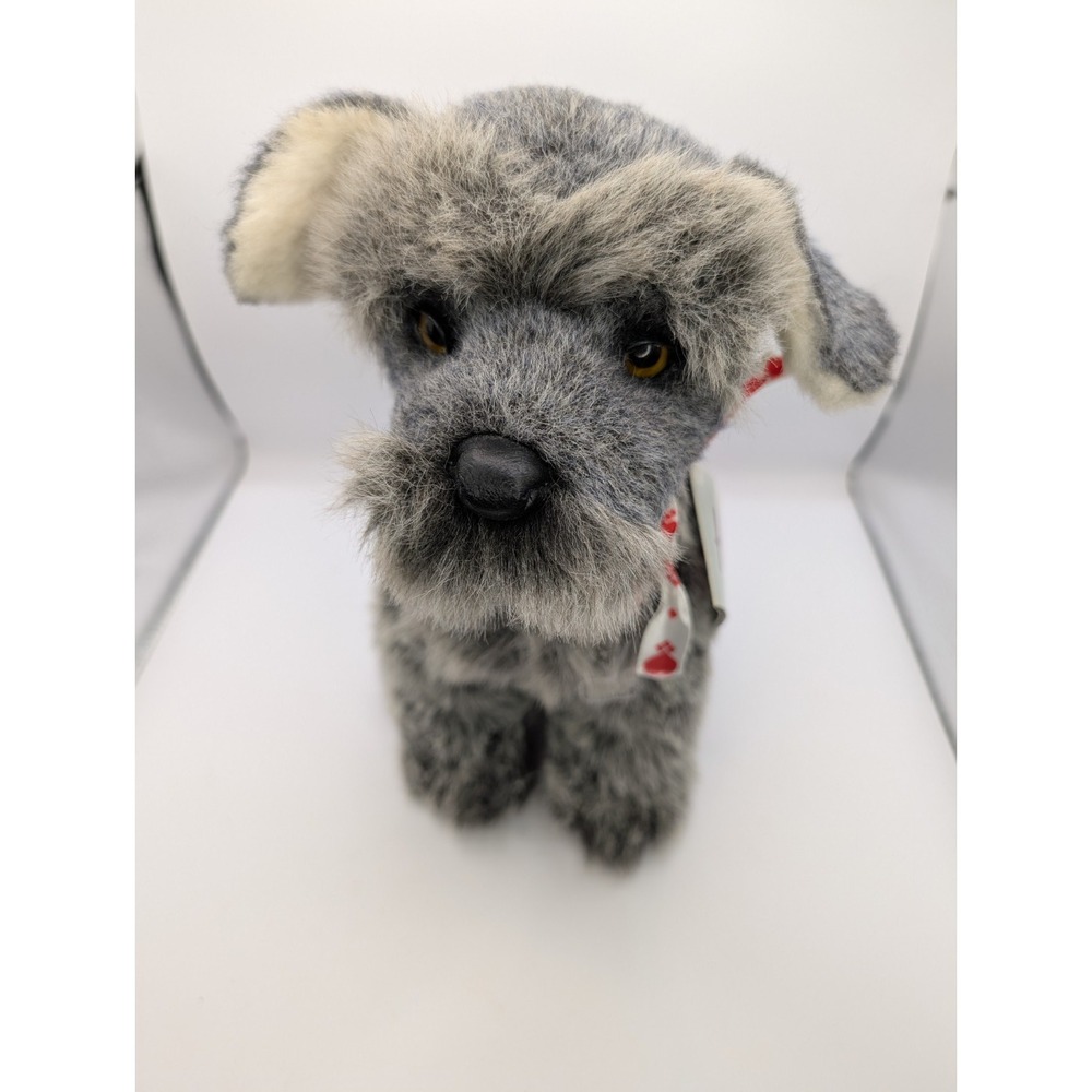 Vintage Adorable Applause Avanti Baby Animals 14" Schnauzer Puppy Plush NWT